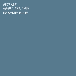 #577A8F - Kashmir Blue Color Image